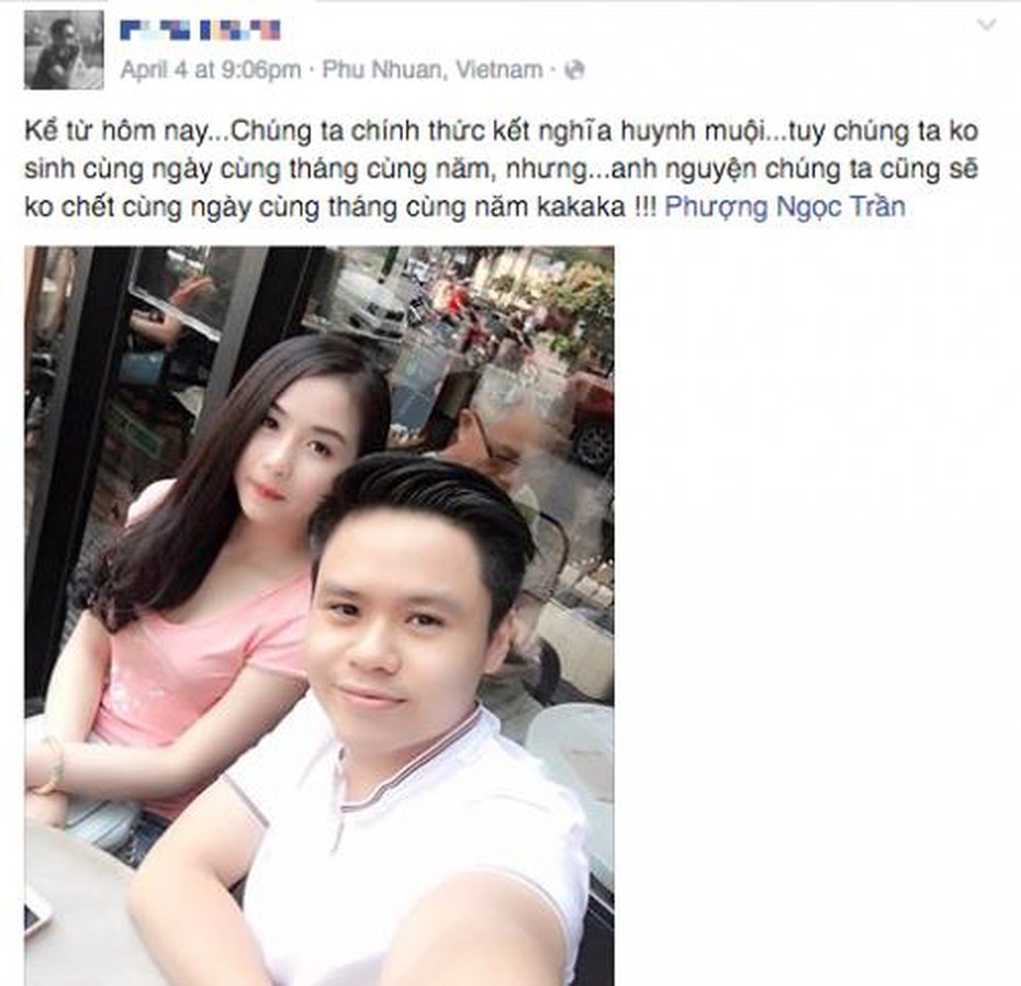 Đại gia Phan Thành đăng ảnh thân mật với hotgirl trẻ đẹp gây tò mò