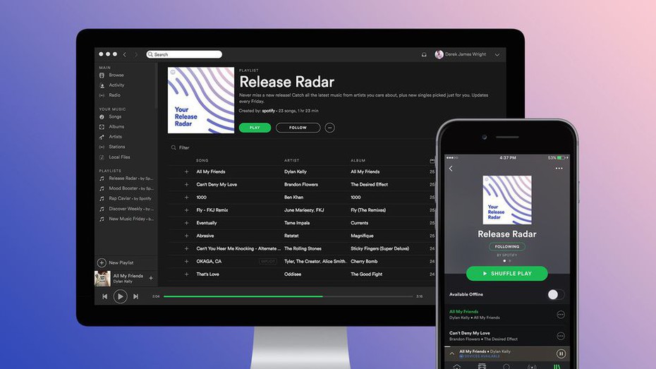 Cập nhật bài hát mới đã dễ dàng hơn trên Spotify