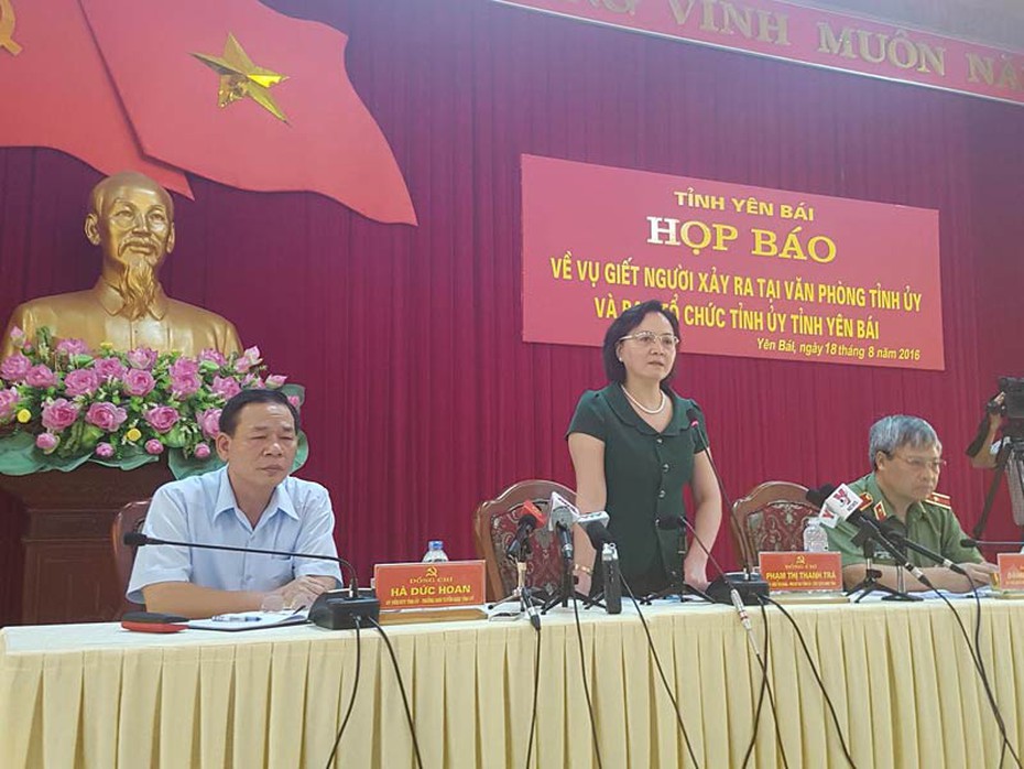 Khởi tố vụ án dùng súng bắn chết Bí thư Tỉnh ủy và CT HĐND Yên Bái