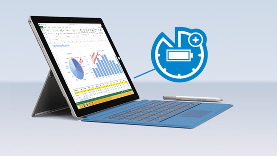 Đã có phần mềm sửa lỗi pin nhanh hết trên Surface Pro 3