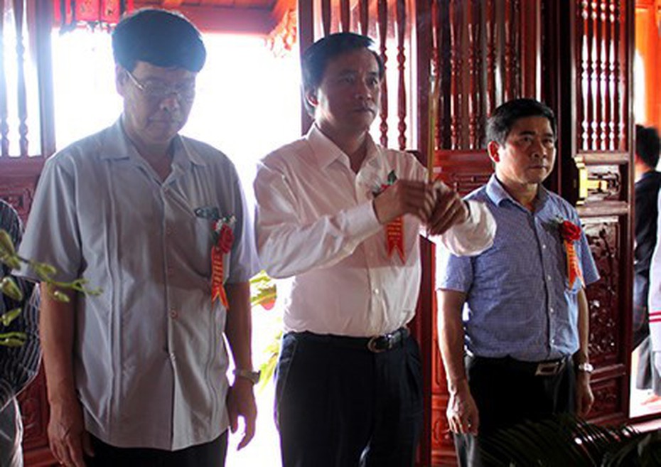 Khánh thành Nhà tưởng niệm đồng chí Vũ Đình Cự