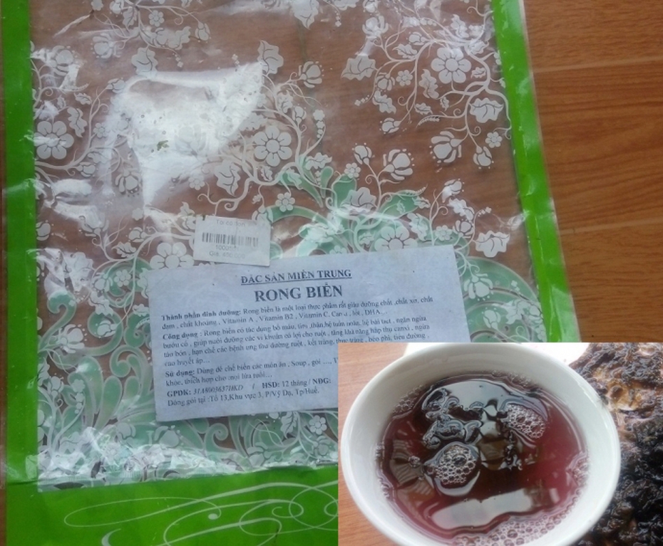 Kinh hoàng phát hiện rong biển nghi làm bằng... nilon