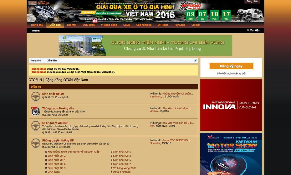 Nhiều comment trên diễn đàn otofun.net có dấu hiệu phạm pháp