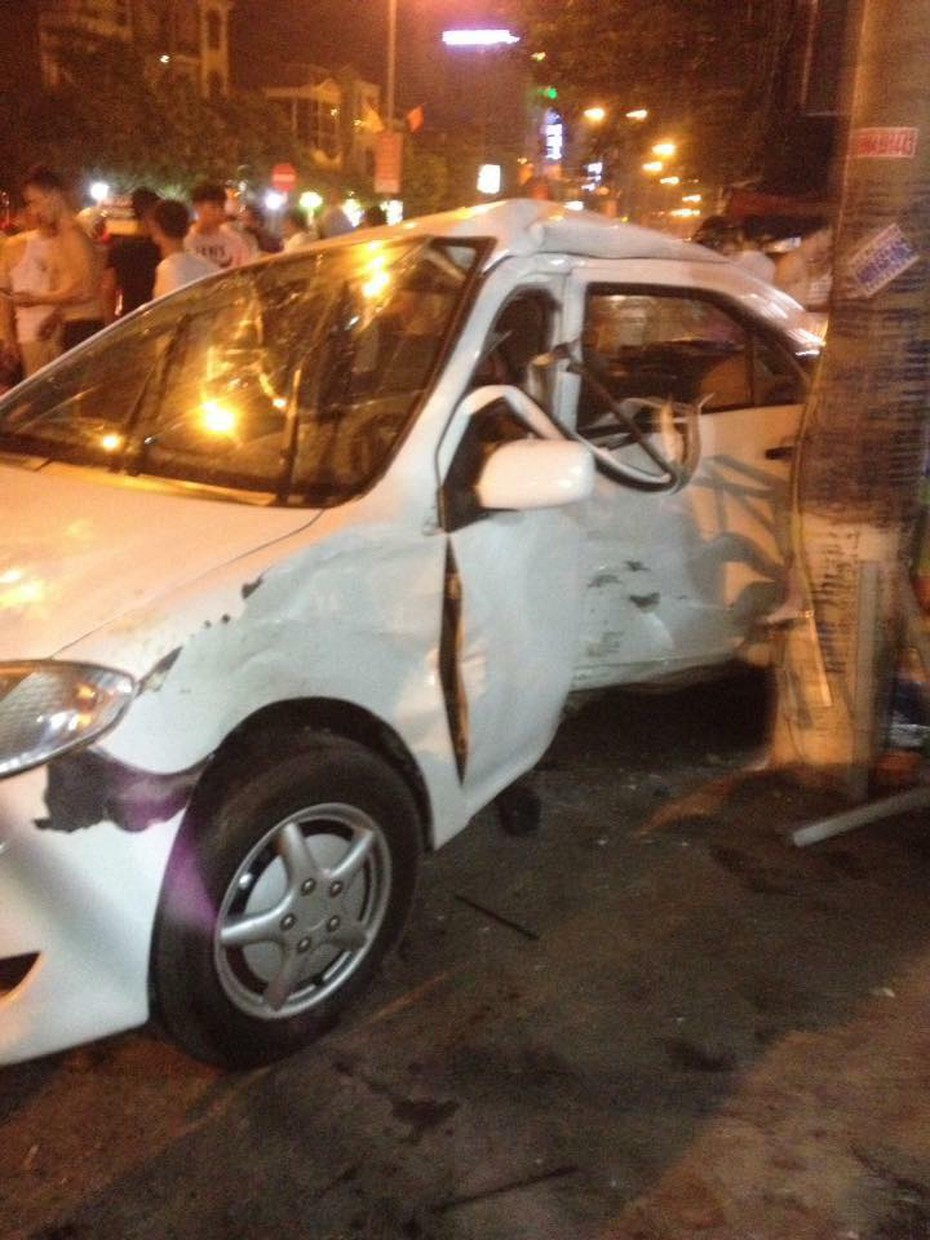 Say xỉn, lái xe 'điên' đâm 4 người nhập viện ở Hải Phòng trong đêm