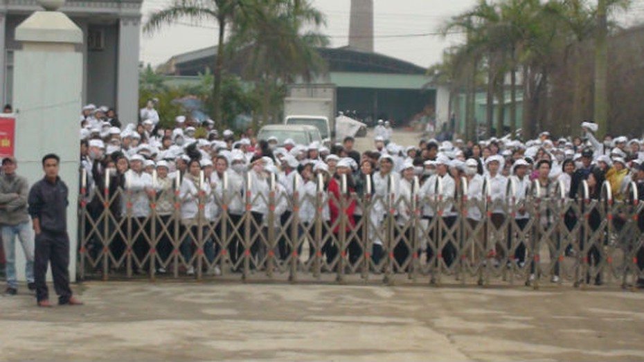 Đình công tại nhà máy đối tác của Samsung, Nokia ở Việt Nam