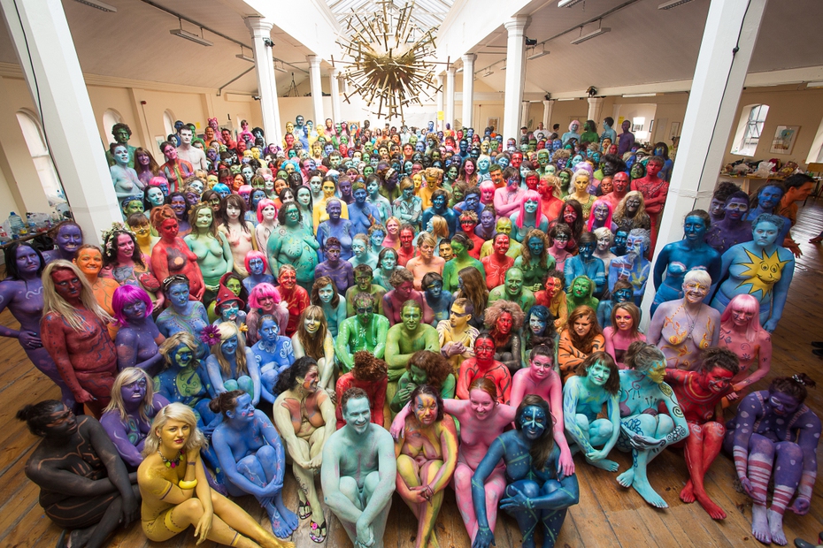 Ireland lập kỷ lục Guinness Body Painting