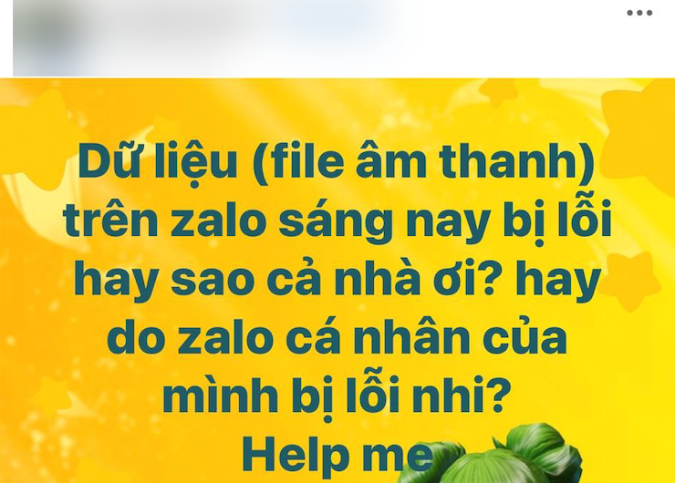 Zalo gặp sự cố gửi và nhận file trên nhiều phiên bản