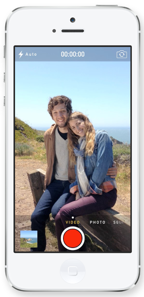 Công nghệ - [iOS 7] Camera hỗ trợ zoom khi quay phim