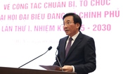 453 đại biểu chính thức sẽ tham dự Đại hội Đảng bộ Chính phủ lần thứ I