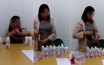 'Nữ đạo chích' nhét 22 chai mỹ phẩm trong người bị bắt tại trận?