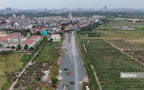 Tuyến đường 700 tỷ đồng sau hơn 2 năm thi công ở ngoại thành Hà Nội