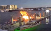 Thuyền phát nổ, một người tử vong và 5 người bị thương