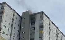 Kịp thời khống chế đám cháy tại căn hộ tầng 14 chung cư ở Vũng Tàu