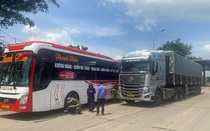 Bắt khẩn cấp 3 đối tượng gây rối trật tự công cộng tại Trạm thu phí Toàn Mỹ 14