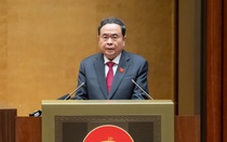 Chủ tịch Quốc hội Trần Thanh Mẫn ký ban hành Nghị quyết của Quốc hội về nhân sự