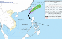 Bão số 14 Fung wong suy yếu nhanh, rời Biển Đông trong hôm nay