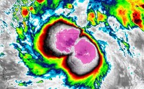 Bão Kalmaegi "mạnh lên từng ngày", mắt bão sắc nét
