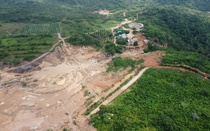 Cận cảnh hiện trường vụ vỡ hồ chứa nước trên núi ở Lâm Đồng