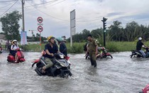 Tp.HCM có thể đối mặt “kép” với mưa lớn và triều cường lịch sử