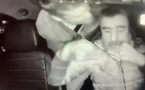 Ẩu đả trên taxi, nam võ sĩ cố gắng cắn đứt mũi tài xế