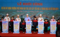 Hà Tĩnh: Tháo gỡ khó khăn, quyết tâm hoàn thành trường học cho trẻ em vùng biên