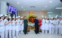 Thủ tướng thăm, động viên Học viện Quân y, Bệnh viện 103