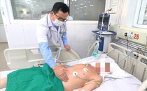 Cụ ông 72 tuổi nguy kịch vì nhiễm giun lươn lan toả