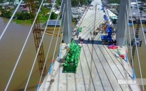 Dự án hơn 6.800 tỷ đồng “bắc nhịp” Tiền Giang – Bến Tre cận kề ngày về đích