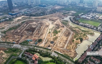 Hà Nội: Hình hài công viên rộng 65ha dần lộ diện