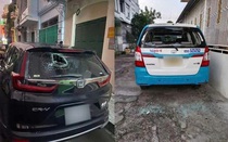 Tạm giữ nam thanh niên đập phá 10 ô tô vì bạn nhậu cho "leo cây"