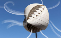 Độc đáo turbine điện gió không cánh