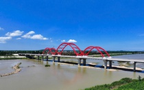 Khánh thành cầu vòm thép đầu tiên ở Quảng Ngãi, tổng vốn đầu tư 850 tỉ đồng