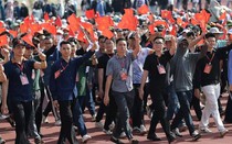 13 khối nghệ thuật, quần chúng lần đầu hợp luyện trên sân Mỹ Đình