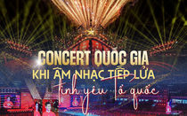 Concert quốc gia: Khi âm nhạc tiếp lửa tình yêu Tổ quốc