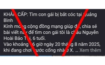 Cảnh báo đăng thông tin giả về bắt cóc trẻ em rồi kêu gọi từ thiện