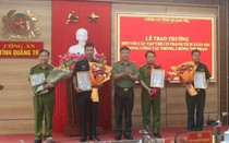 Khen thưởng thành tích xuất sắc của các đơn vị phá án tại Quảng Trị