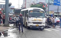Xác định nguyên nhân ban đầu vụ xe khách tông liên hoàn ở Đồng Nai