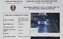 Gia Lai: 2 xe ô tô bị phạt gần 120 triệu đồng do vi phạm tốc độ 28 lần