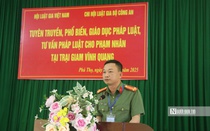 Chi hội Luật gia Bộ Công an tiếp thêm niềm tin pháp lý cho người lầm lỡ