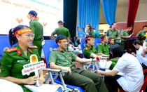 Hà Tĩnh: Hàng trăm cán bộ chiến sĩ Công an tham gia hiến máu tình nguyện