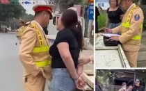 Clip người phụ nữ lăng mạ CSGT, nói “phải hôn em cho đến chết”: CSGT Thanh Hóa lên tiếng