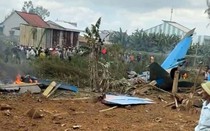 Máy bay quân sự SU-22 rơi ở Quảng Nam