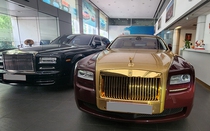 Sau phiên đấu giá "trừ nợ", Rolls-Royce Ghost mạ vàng của cựu chủ tịch FLC đã lộ diện