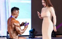 Người đẹp bốc lửa "tập gym lấy được chồng như ý"