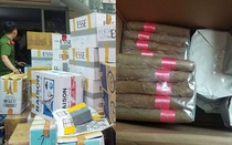 Đột kích kho xì gà, thuốc lá nhập lậu "khủng" trị giá nhiều tỷ đồng tại TP.HCM