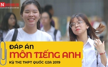 Đáp án đề thi môn tiếng Anh mã đề 412 thi THPT Quốc gia 2019 của bộ GD&ĐT
