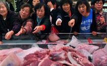Ngân hàng tung chiêu độc, tặng thịt lợn để hút khách hàng