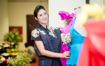 HH Ngọc Hân giới thiệu bộ sưu tập mới tại "thủ phủ tơ lụa"