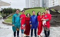 Nghi vấn HH Ngọc Hân sắp làm đám cưới khi cô thân thiết với gia đình bạn trai "soái ca" dịp Tết