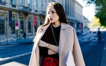 Hoa hậu Kỳ Duyên "khác lạ" trên đường phố Paris